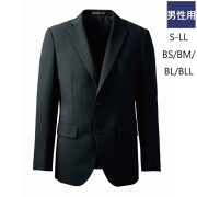 BM1601-0 ドラマ グランメゾン東京 着用 住商モンブラン ジャケット メンズ 男性用 長袖 黒 ブラック MONTBLANC 飲食店 カフェ レストラン ホテル サロン バー スーツ ホールスタッフ 接客サービス ユニフォーム