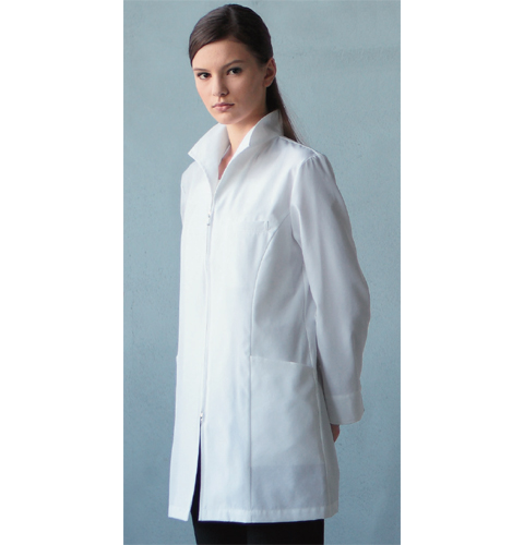 128-90 アプロン レディスハーフコート[白衣ネット]