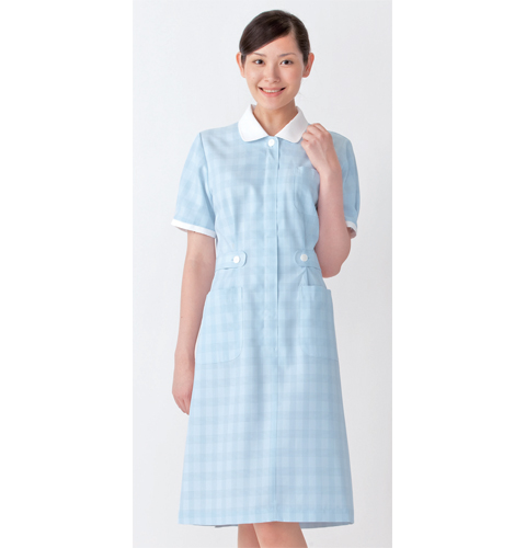 278-81 アプロン 看護学生ワンピース 半袖[白衣ネット]