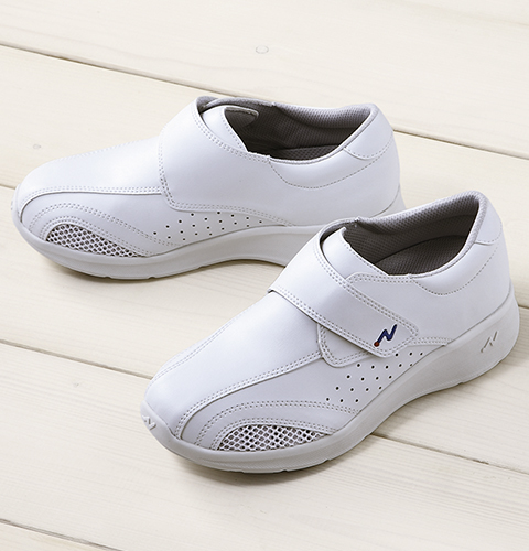 F-690 富士ゴムナース ナースシューズ 男女兼用 静電気帯電防止 抗菌 防臭 院内専用 疲れにくい 衝撃吸収 高反発 メッシュ フジゴム 医療用 看護師 介護 屋内 ユニセックス 看護靴 ナーススニーカー 大きいサイズ