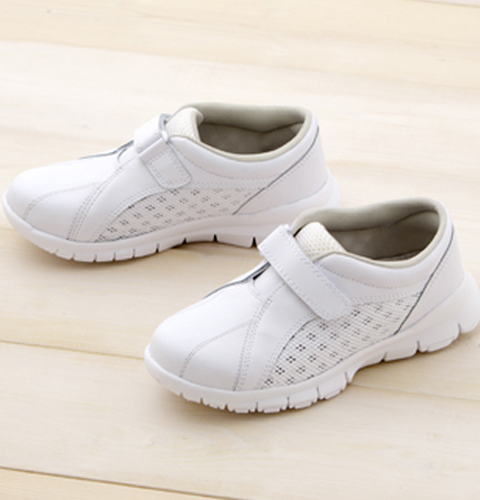 F-308 富士ゴムナース ナースシューズ 男女兼用 抗菌 防臭加工 疲れにくい 柔らかい 通気性 蒸れにくい メッシュ フジゴム 医療用 看護師 介護 ユニセックス 病院 看護靴 ナーススニーカー ライトムーヴ 大きいサイズ