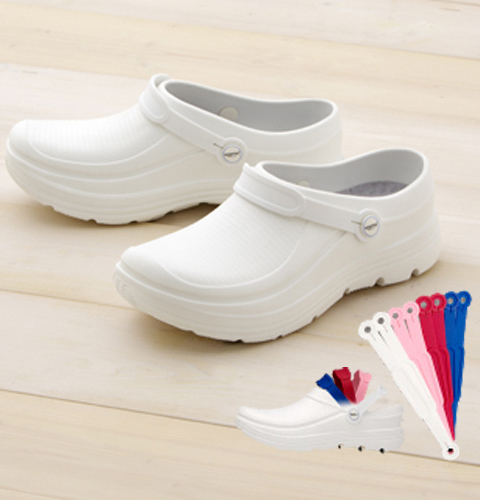 F-620 富士ゴムナース ナースシューズ 男女兼用 通気性 クッション性 安定感 ベルト交換可 軽量 抗菌 防臭 軽い フジゴム 医療用 看護師 2WAY サボサンダル ナースサンダル 看護靴 蒸れにくい ユニセックス