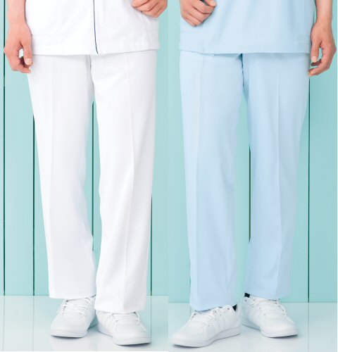 PR5003 オンワード ナースウェア パンツ 男性用 制菌加工 静電気帯電防止 ストレッチ 透け防止 防汚 吸水 速乾 ONWARD ラフィーリア Raffiria 医療用 看護師 メンズ 男子 ズボン スラックス ナースパンツ