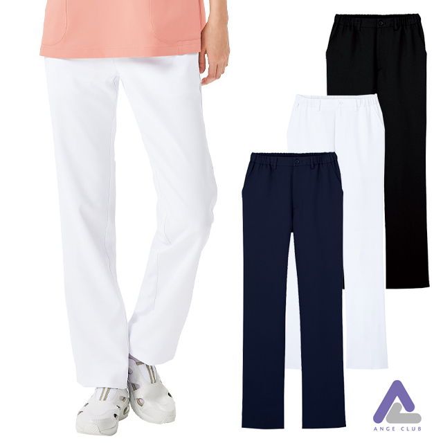 CK300 フォーク ナースウェア パンツ 男女兼用 吸汗 速乾 制電 ストレッチ イージーケア 透け防止 FOLK 医療用 看護師 医者 歯科医師 接骨院 整体 クリニック リハビリ 理学療法士 ユニセックス パンツ スラックス ズボン ナースパンツ 大きいサイズ 4L