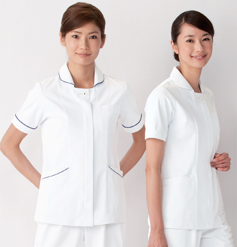 100 カゼン ナースウェア ジャケット 女性用 豊富なカラー 透け防止