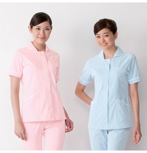 100 カゼン ナースウェア ジャケット 女性用 豊富なカラー 透け防止
