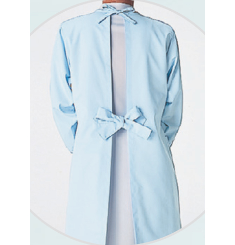 140-30/31/32/33 アプロン 袖付き予防衣 七分袖