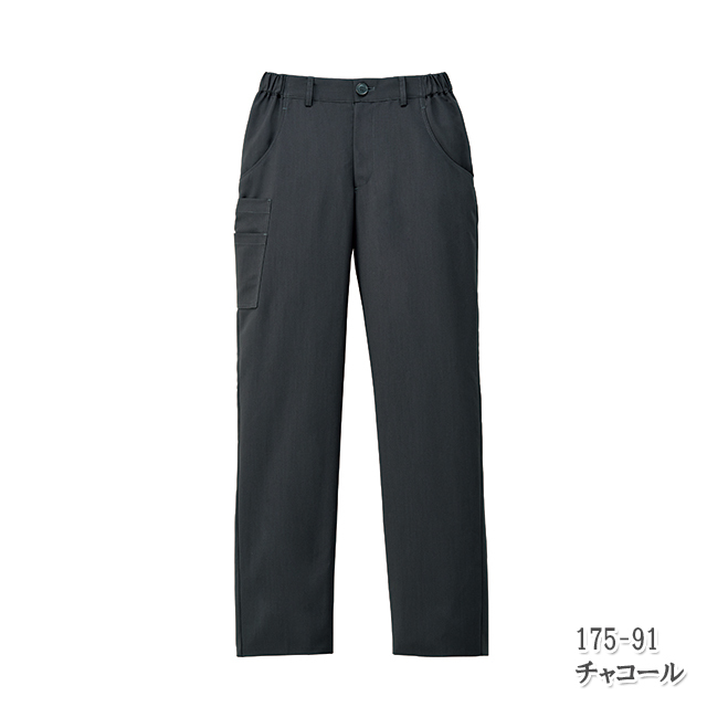 175 カゼン ナースウェア パンツ 男女兼用 聴診器ポケット付き 工業