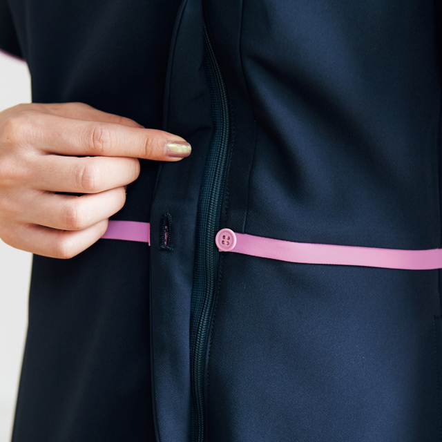 3019SC フォーク ナースウェア ワンピース 女性用 おしゃれ 可愛い