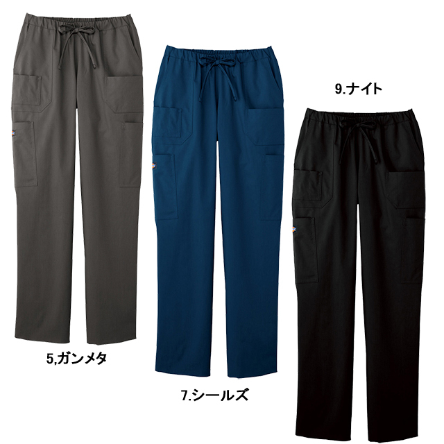 5017SC フォーク ディッキーズ ナースウェア パンツ 男女兼用 綿混