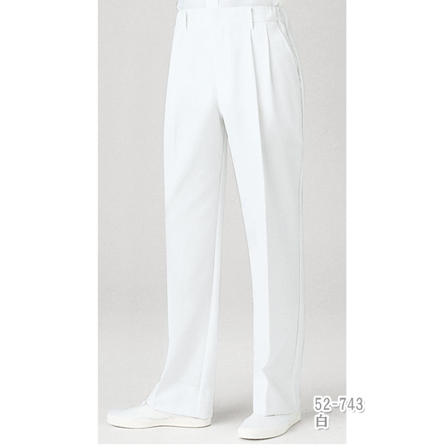 52-74 メンズ パンツ ツータック 両脇ゴム モンブラン製品 52-742 52-743 52-745