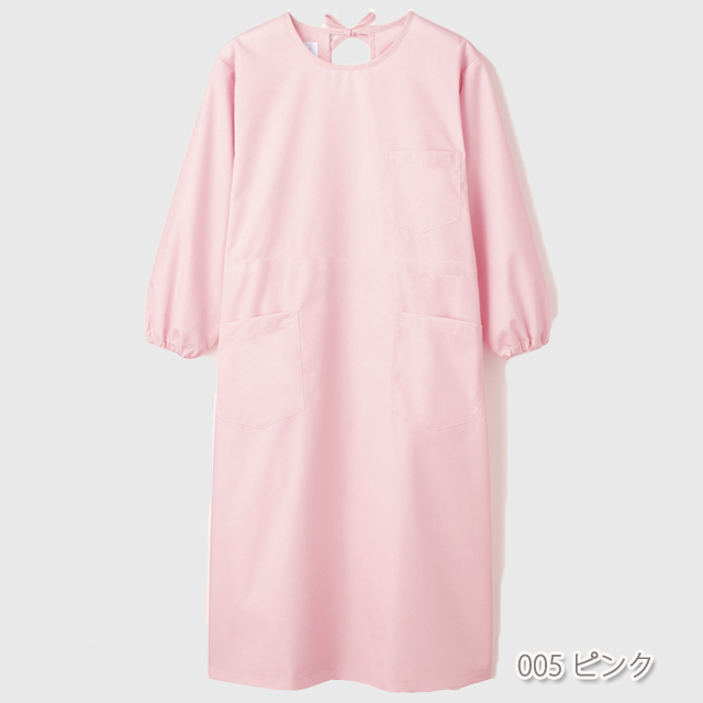 54-003 住商モンブラン ナースウェア 予防衣 エプロン 長袖 女性用 制