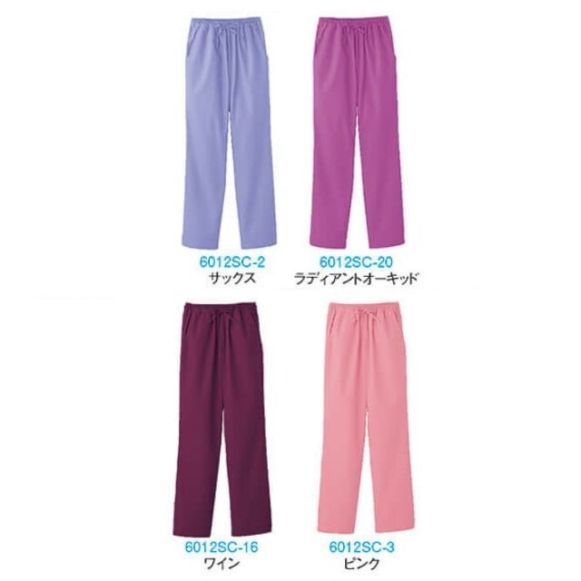 長ズボン　ピンク　S 新品 6022SC レディスパンツ（PANTONE）｜医療用白衣・介護ユニフォーム