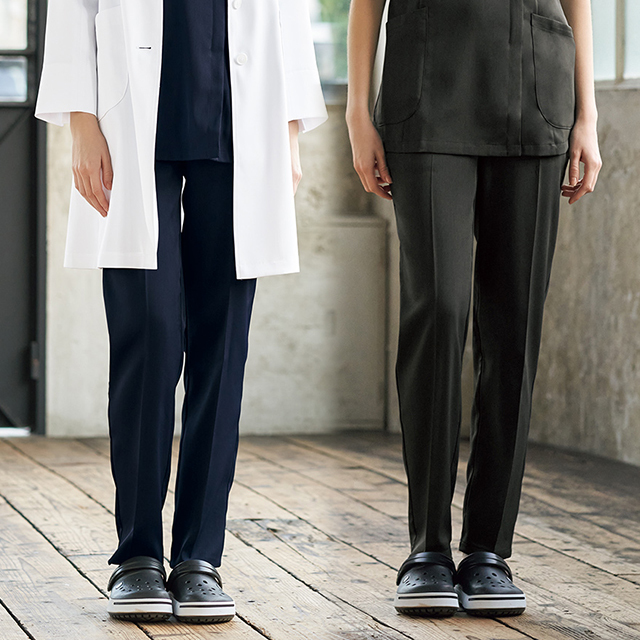 6015SC フォーク 小松マテーレ ナースウェア スクラブパンツ 女性用