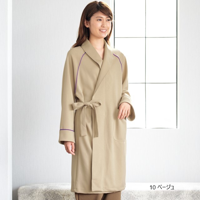 7021SK フォーク 検診衣 ガウン 男女兼用 高級感 羽織り 上着