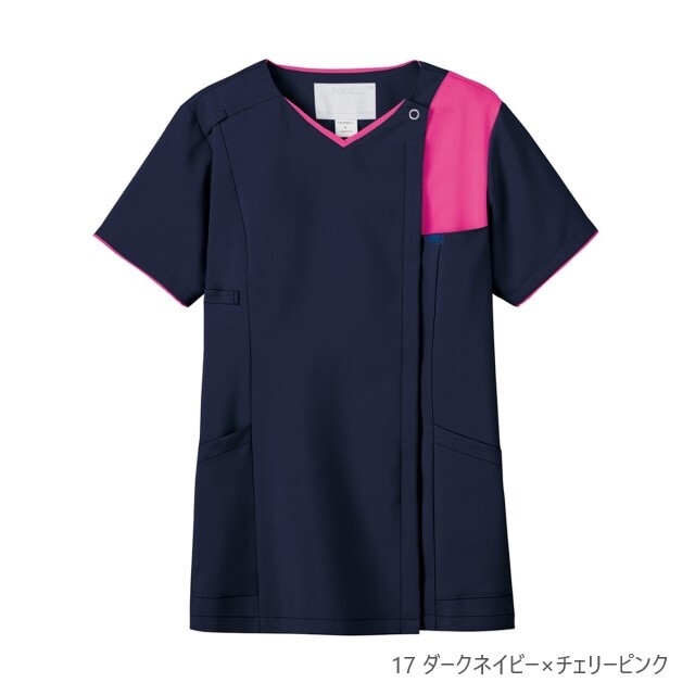 7057SC フォーク ナースウェア スクラブ 女性用 制電 吸汗速乾