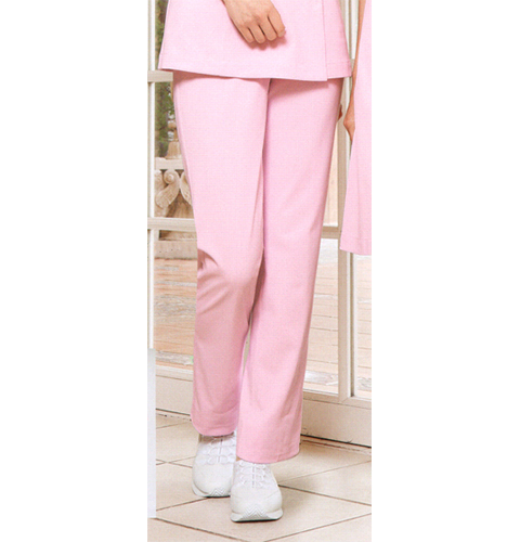 73-1061 モンブラン スタイリッシュに履ける ノータック やや細身タイプ スリムストレート ナースパンツ 女性用