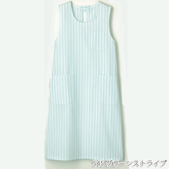 74-541 住商モンブラン ナースウェア 予防衣 エプロン ノースリーブ