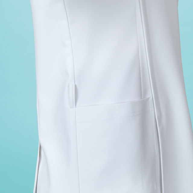 762-40 カゼン ナースウェア ケーシー ジャケット 男女兼用 半袖 工業