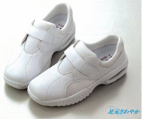 MV1 マリアンヌ ナースシューズ マジックタイプ 男女兼用 3E ヒール 4.5cm メッシュ 合成皮革 EVA MARIANNU 医療用 看護師 ユニセックス メディカルシューズ 疲れにくい ナース靴 ナーススニーカー