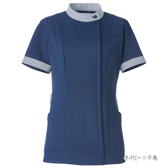 医療用衣類 上下 ネイビー BR1011 オンワード ナースウェア ジャケット 女性用 ネイビー