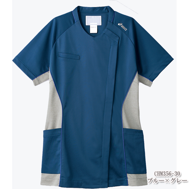 CHM356 住商モンブラン アシックス ナースウェア スクラブ 女性用 半袖