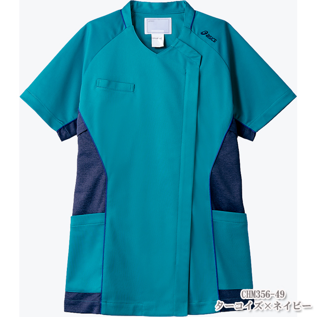 CHM356 住商モンブラン アシックス ナースウェア スクラブ 女性用 半袖