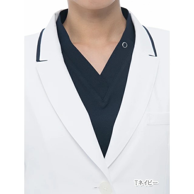 マーク&ロナ 胸スカル/袖MLウォームストレッチジップアウター　オフホワイト マーク&ロナ 胸スカル/袖MLウォームストレッチジップアウター オフホワイト