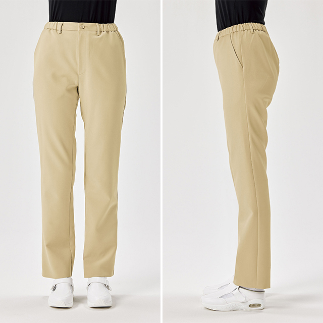 CK301 フォーク ナースウェア パンツ 男女兼用 透け防止 防汚 防塵 制