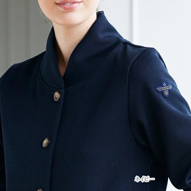 【中古・未使用品】HV Polo SOCIETY Gina リバーシブル 中綿 ジャケット ジーナ S ネイビー レディース 乗馬 馬術 レディース 古着 USA製 CHICO'S DESIGN シンプル ブラック