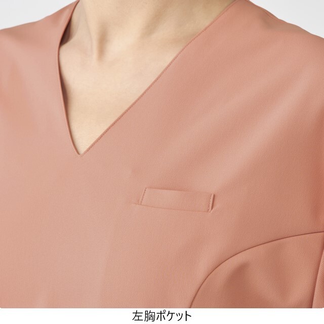 DOM-0040 ワンピース 女性用 半袖 ユナイト チトセ 制菌 制電 透け防止