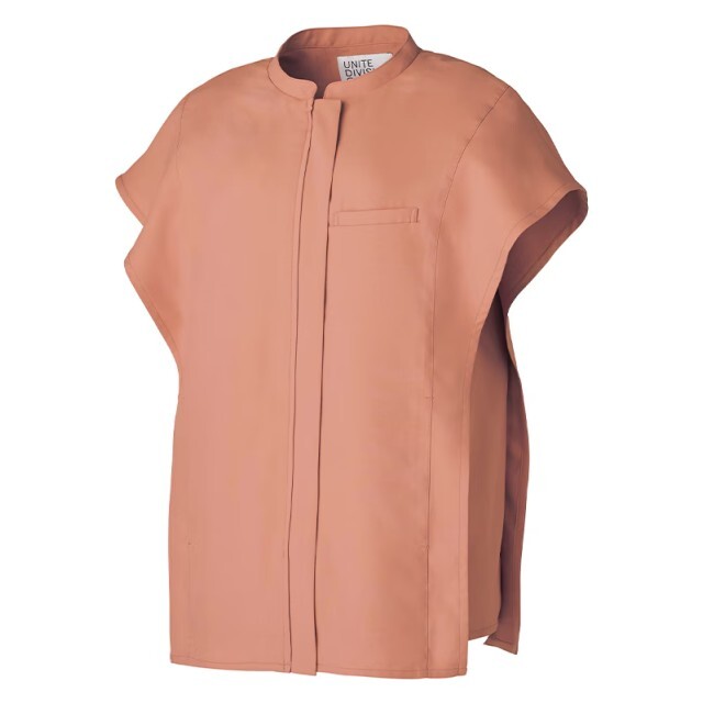 DOM-0003 ファスナースクラブ 女性用 ユナイト チトセ 制菌 制電 透け防止 フロントファスナー 前開き 医療用 白衣 ドクター 医師 ナース 看護師 クリニック サロン 歯科 美容 小児科 婦人科 薬剤師 整体 レディス