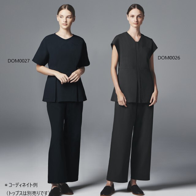 DOM-0028 パンツ 男女兼用 ストレート 前開き ファスナー