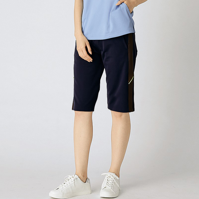 FP7414 住商モンブラン 介護 腰ケア ハーフパンツ (ベルト別売) ジャージタイプ ジョガーパンツ 吸汗速乾 制電 ストレッチ ポケット付き MONTBLANC 医療用 看護師 ナース ユニセックス ズボン スラックス 