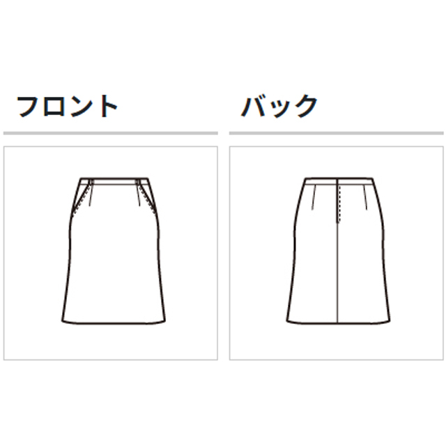FS45738 フォーク オフィスウェア アジャスター付き マーメイドスカート 女性用 ウエスト楽 滑り止めテープ ストレッチ ホームクリーニング  洗濯可 FOLK ワークスタイル スーツ OL 会社 通勤 受付 レディース 白衣ネット本店