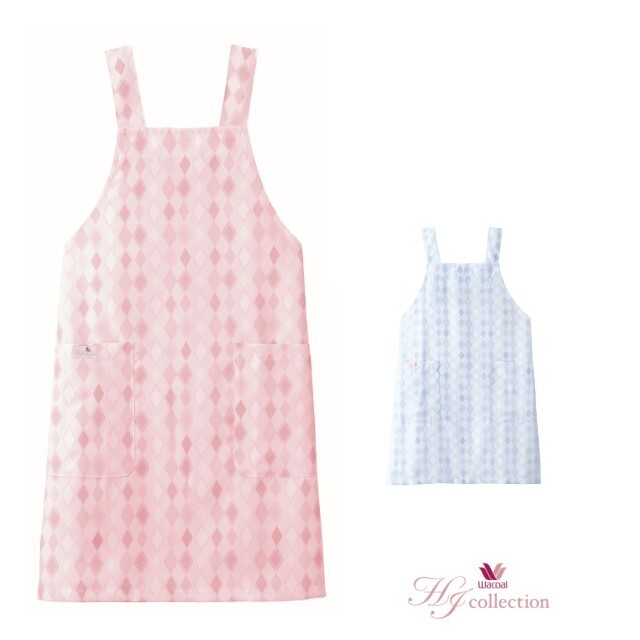 HI500 フォーク ワコール ナースウェア エプロン 制菌加工 制電 速乾 FOLK wacoal HIコレクション 医療用 看護師 エステ レディース レディス 予防衣 おしゃれ 可愛い 大きいサイズ