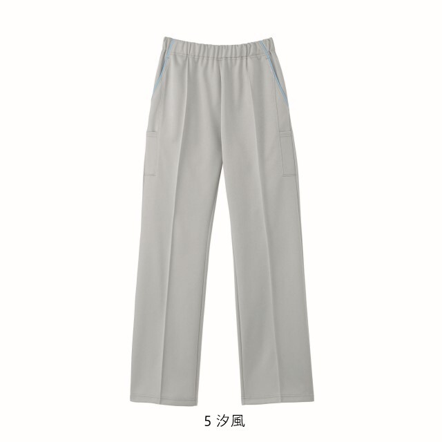 極美良品&ガードクリーニング処理済 DESCENT ウエアウエスト大きめパンツ HM2515 KARSEE ニット ストレートパンツ 男女兼用 ジャージ 動きやすい