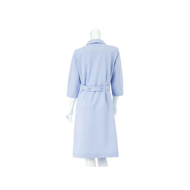 HO1916 ナガイレーベン ナースウェア ワンピース 女性用 7分袖 襟付き 