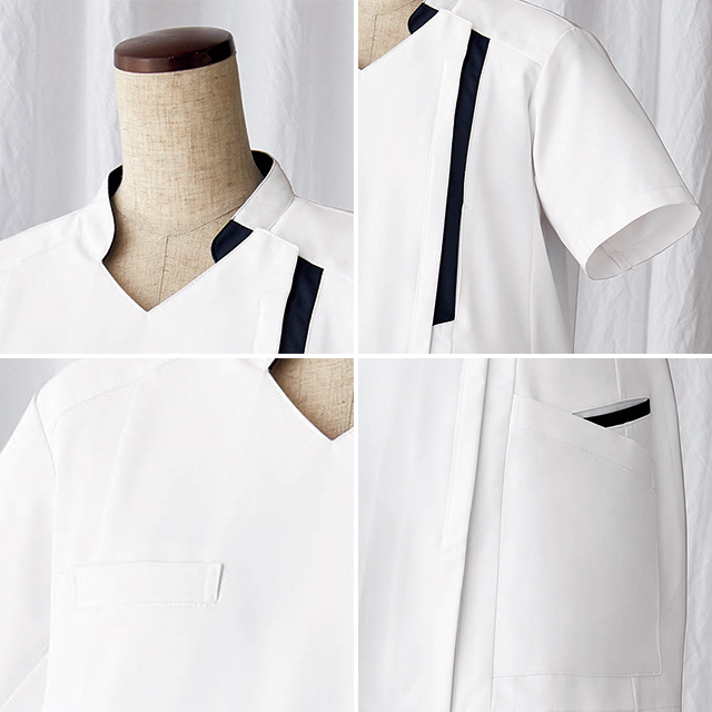 HS8070 オンワード マタニティ スクラブ 女性用 半袖 制菌加工