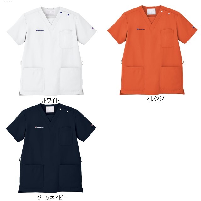 Champion メディカルウェア スクラブ 男女兼用 プルオーバー 制