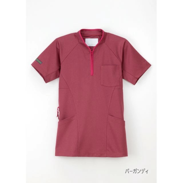 JM3177 ナガイレーベン 介護ウェア ニットシャツ 男女兼用 制電