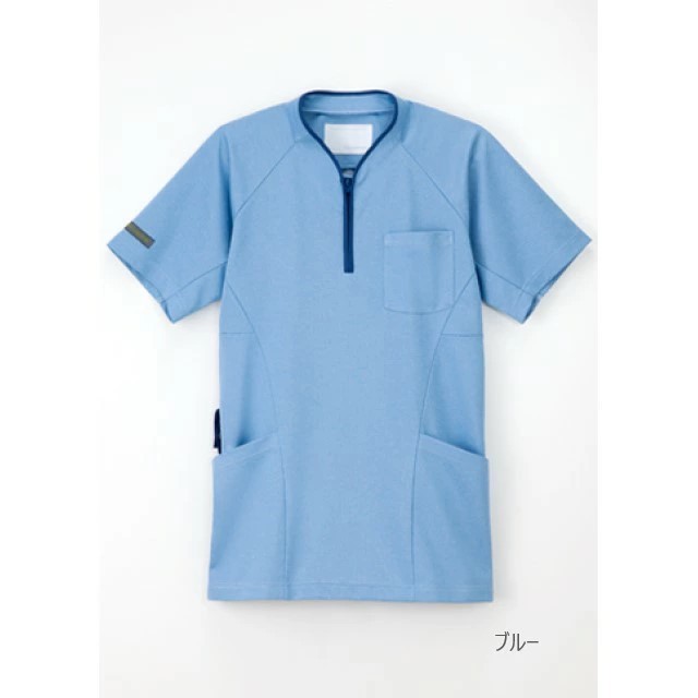 やぶ医者 JM3177 ナガイレーベン 介護ウェア ニットシャツ 男女兼用 制電