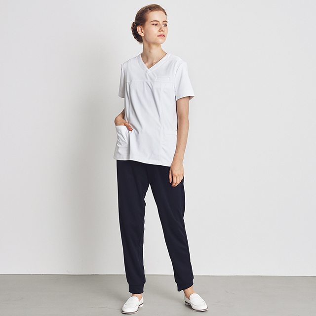 JS2004 ジルスチュアート ストレッチジャージ パンツ ナースウェア