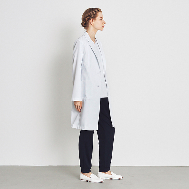 JS2205 ジルスチュアート ドクターコート シングルボタン 長袖