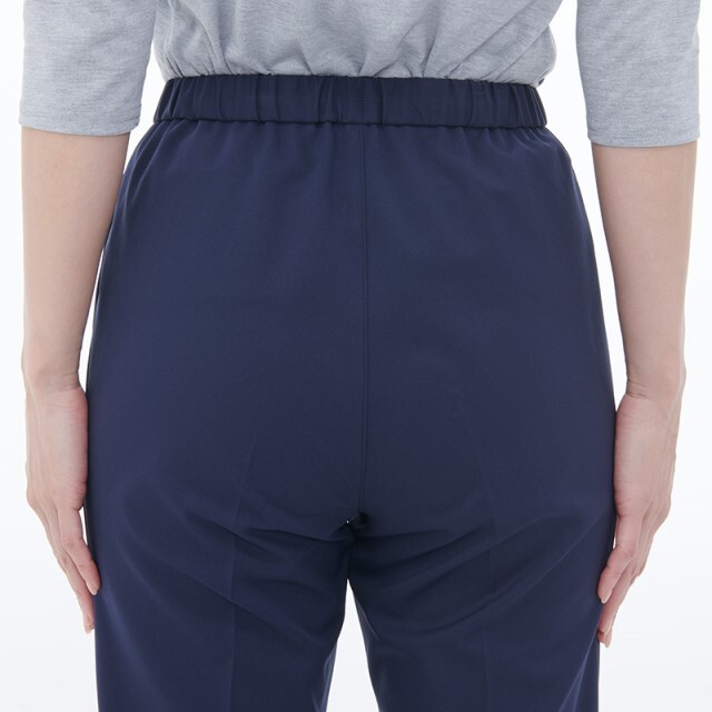 JY1303 ナガイレーベン パンツ 男女兼用 ウエスト総ゴム 前ファスナー