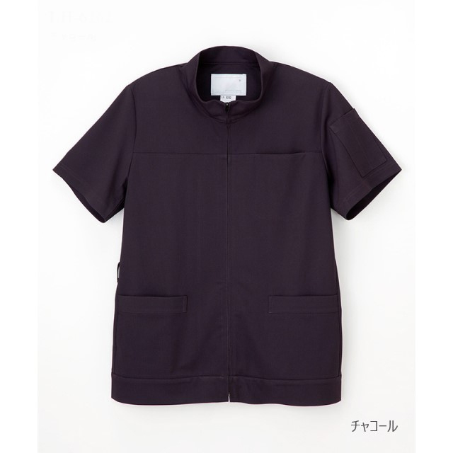 ウェア上下 LH6262 ナガイレーベン ナースウェア ジャケット 男性用 半袖 PHS