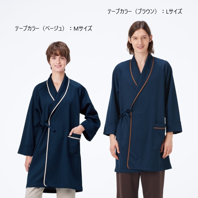 【新品未使用】5着セット　NAGAI LEBEN 検診着　検査着　Lサイズ LK1436 ナガイレーベン 検診衣 上衣 脱がないで検診 男女兼用 七