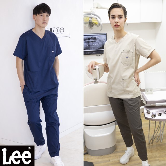 LMP69001 Lee メディカル スクラブ パンツ 男女兼用 抗菌 防臭