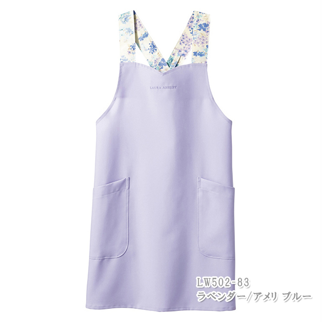 LW502 ローラ アシュレイ 住商モンブラン ナースウェア エプロン 女性