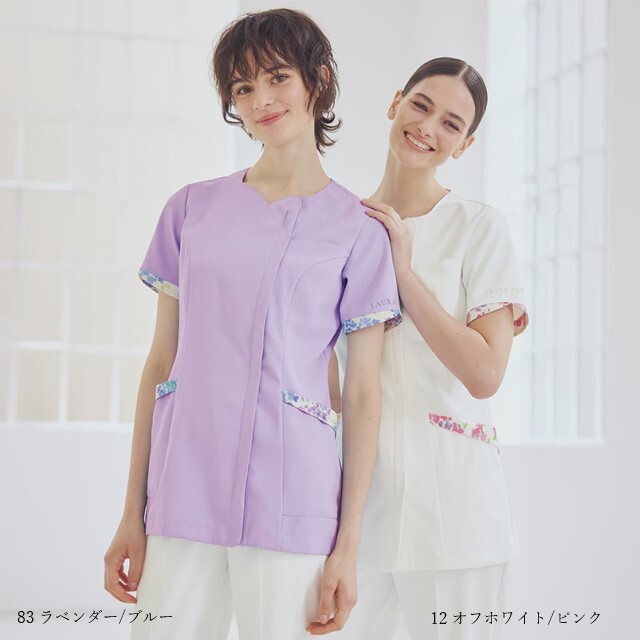 LW604 ローラ アシュレイ 住商モンブラン ナースウェア ジャケット
